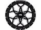 Hardrock Offroad Reckless Xposed Gloss Black Milled 6-Lug Wheel; 20x10; -19mm Offset (07-13 Silverado 1500)