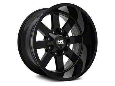 Hardrock Offroad Tank Gloss Black 6-Lug Wheel; 20x12; -44mm Offset (07-13 Silverado 1500)