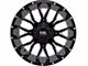 Hardrock Offroad H700 Affliction Gloss Black Milled 8-Lug Wheel; 20x12; -44mm Offset (11-14 Silverado 2500 HD)