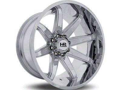 Hardrock Offroad PainKiller Xposed Chrome 8-Lug Wheel; 20x10; -19mm Offset (11-14 Silverado 3500 HD SRW)