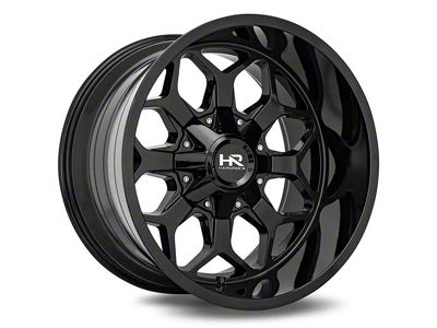 Hardrock Offroad Indestructible Gloss Black 6-Lug Wheel; 20x10; -19mm Offset (07-14 Tahoe)