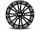 Hardrock Offroad Spine Xposed Gloss Black Milled 6-Lug Wheel; 20x10; -19mm Offset (07-14 Tahoe)