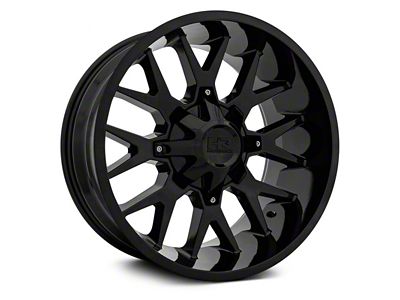 Hardrock Offroad Affliction Gloss Black 6-Lug Wheel; 22x10; -19mm Offset (07-14 Yukon)