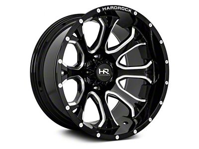 Hardrock Offroad Bloodshot Xposed Gloss Black 6-Lug Wheel; 24x14; -76mm Offset (07-14 Yukon)