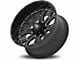 Hardrock Offroad Slammer Xposed Gloss Black Milled 6-Lug Wheel; 20x12; -44mm Offset (07-14 Yukon)