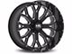 Hardrock Offroad Slammer Xposed Gloss Black Milled 6-Lug Wheel; 22x12; -44mm Offset (07-14 Yukon)