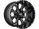 Hardrock Offroad Devastator Gloss Black Milled 6-Lug Wheel; 20x12; -51mm Offset (09-14 F-150)