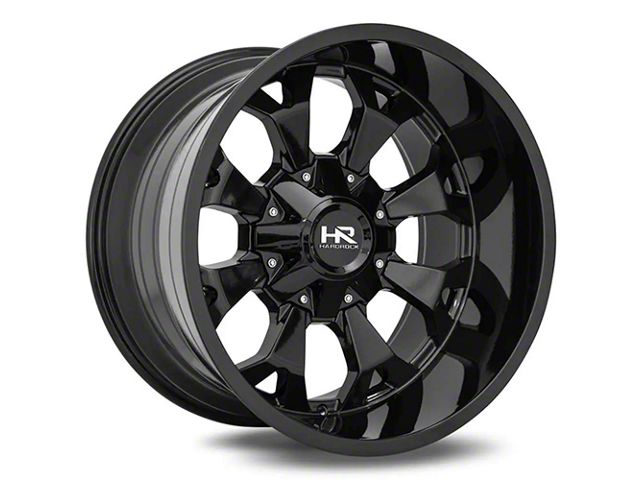 Hardrock Offroad Devastator Gloss Black 6-Lug Wheel; 20x10; -19mm Offset (09-14 F-150)