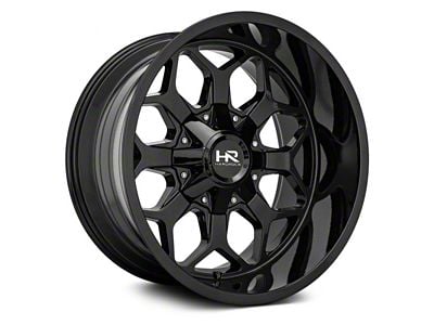 Hardrock Offroad Indestructible Gloss Black 6-Lug Wheel; 22x10; -25mm Offset (09-14 F-150)