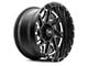 Hardrock Offroad Bones Xposed Gloss Black Milled 5-Lug Wheel; 20x12; -44mm Offset (09-18 RAM 1500)