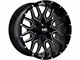 Hardrock Offroad H709 Commander Gloss Black Milled 8-Lug Wheel; 22x10; -25mm Offset (10-18 RAM 2500)