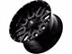 Hardrock Offroad H709 Commander Gloss Black Milled 8-Lug Wheel; 22x10; -25mm Offset (10-18 RAM 2500)