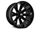 Hardrock Offroad Xplosive Xposed Gloss Black Milled 8-Lug Wheel; 22x12; -51mm Offset (10-18 RAM 2500)