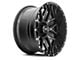 Hardrock Offroad Affliction Gloss Black Milled 8-Lug Wheel; 22x12; -44mm Offset (10-18 RAM 3500 SRW)