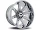 Hardrock Offroad Painkiller Xposed Chrome 8-Lug Wheel; 24x14; -76mm Offset (11-16 F-350 Super Duty SRW)