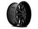 Hardrock Offroad Affliction Gloss Black 6-Lug Wheel; 22x10; -19mm Offset (14-18 Sierra 1500)