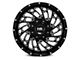 Hardrock Offroad Attack Gloss Black Milled 6-Lug Wheel; 20x12; -51mm Offset (14-18 Sierra 1500)