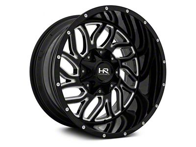 Hardrock Offroad Destroyer Gloss Black 6-Lug Wheel; 20x12; -51mm Offset (14-18 Sierra 1500)