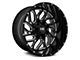 Hardrock Offroad Destroyer Gloss Black 6-Lug Wheel; 20x12; -51mm Offset (14-18 Sierra 1500)