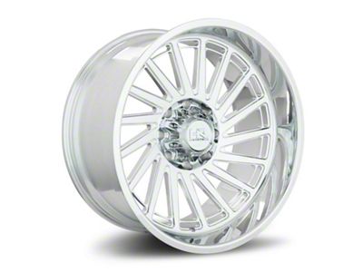 Hardrock Offroad H905 Polished 6-Lug Wheel; Left Directional; 22x12; -51mm Offset (14-18 Sierra 1500)