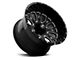 Hardrock Offroad Slammer Xposed Gloss Black Milled 6-Lug Wheel; 24x12; -44mm Offset (14-18 Sierra 1500)