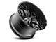 Hardrock Offroad Affliction Gloss Black Milled 6-Lug Wheel; 24x14; -76mm Offset (14-18 Silverado 1500)