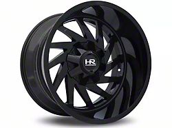 Hardrock Offroad Crusher Gloss Black 6-Lug Wheel; 20x10; -19mm Offset (14-18 Silverado 1500)