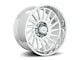 Hardrock Offroad H905 Polished 6-Lug Wheel; Left Directional; 22x12; -51mm Offset (14-18 Silverado 1500)