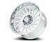 Hardrock Offroad H905 Polished 6-Lug Wheel; Left Directional; 22x12; -51mm Offset (14-18 Silverado 1500)