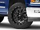 Hardrock Offroad Indestructible Gloss Black Milled 6-Lug Wheel; 22x10; -25mm Offset (14-18 Silverado 1500)