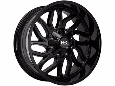 Hardrock Offroad Destroyer Gloss Black 6-Lug Wheel; 22x10; -25mm Offset (15-20 F-150)