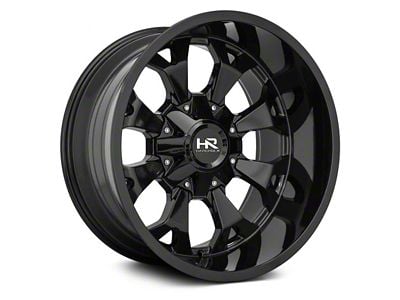 Hardrock Offroad Devastator Gloss Black 6-Lug Wheel; 22x10; -25mm Offset (15-20 F-150)