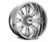 Hardrock Offroad Spine Xposed Chrome 6-Lug Wheel; 20x9; 0mm Offset (15-20 F-150)