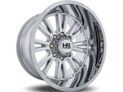 Hardrock Offroad Spine Xposed Chrome 8-Lug Wheel; 20x10; -19mm Offset (15-19 Sierra 2500 HD)