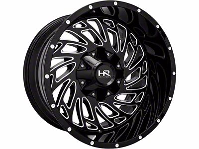 Hardrock Offroad Attack Gloss Black Milled 6-Lug Wheel; 20x10; -19mm Offset (15-20 Tahoe)