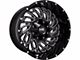 Hardrock Offroad Attack Gloss Black Milled 6-Lug Wheel; 20x10; -19mm Offset (15-20 Tahoe)