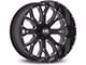 Hardrock Offroad Slammer Xposed Gloss Black Milled 6-Lug Wheel; 22x12; -44mm Offset (15-20 Tahoe)