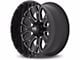 Hardrock Offroad Slammer Xposed Gloss Black Milled 6-Lug Wheel; 22x12; -44mm Offset (15-20 Tahoe)