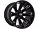 Hardrock Offroad Xplosive Xposed Gloss Black Milled 6-Lug Wheel; 20x12; -44mm Offset (15-20 Tahoe)