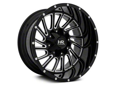 Hardrock Offroad Overdrive Gloss Black Milled 8-Lug Wheel; 20x12; -51mm Offset (23-24 F-250 Super Duty)