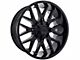 Hardrock Offroad Affliction Gloss Black 8-Lug Wheel; 20x9; 0mm Offset (23-24 F-350 Super Duty SRW)