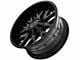 Hardrock Offroad Affliction Gloss Black 8-Lug Wheel; 20x9; 0mm Offset (23-24 F-350 Super Duty SRW)