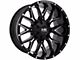 Hardrock Offroad Affliction Gloss Black Milled 8-Lug Wheel; 20x10; -19mm Offset (23-24 F-350 Super Duty SRW)