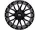 Hardrock Offroad Affliction Gloss Black Milled 8-Lug Wheel; 20x10; -19mm Offset (23-24 F-350 Super Duty SRW)