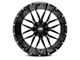 Hardrock Offroad Affliction Gloss Black Milled 6-Lug Wheel; 22x10; -19mm Offset (2024 Ranger)