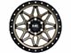 Hardrock Offroad H105 Matte Bronze 6-Lug Wheel; 17x9; 1mm Offset (24-25 Ranger)