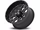 Hardrock Offroad Slammer Xposed Gloss Black Milled 6-Lug Wheel; 20x12; -44mm Offset (24-25 Ranger)