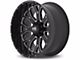 Hardrock Offroad Slammer Xposed Gloss Black Milled 6-Lug Wheel; 20x12; -44mm Offset (24-25 Ranger)