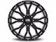 Hardrock Offroad Slammer Xposed Gloss Black Milled 6-Lug Wheel; 20x12; -44mm Offset (24-25 Ranger)