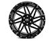 Hardrock Offroad Bones Xposed Gloss Black Milled 5-Lug Wheel; 20x12; -44mm Offset (94-01 RAM 1500)